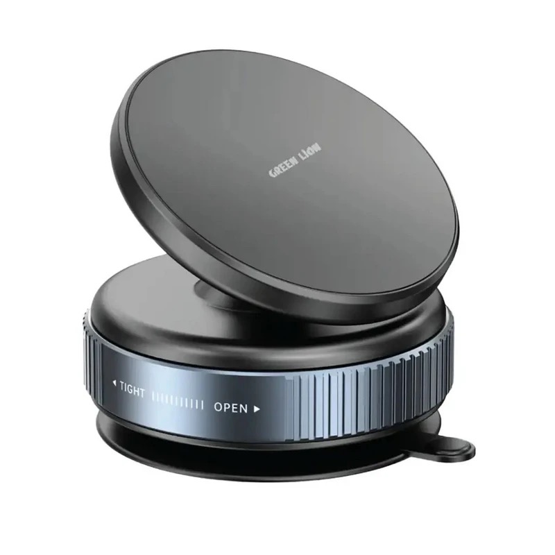پایه نگهدارنده گوشی موبایل گرین لاین مدل Magno Flex Vacuum Suction Holder GNMGFXSHLDBK