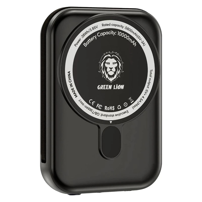 پاوربانک گرین لاین مدل +Monaco ظرفیت 10000 میلی آمپر ساعت